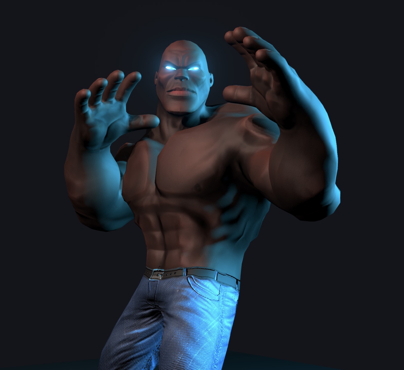 Muscle Man Super Hero