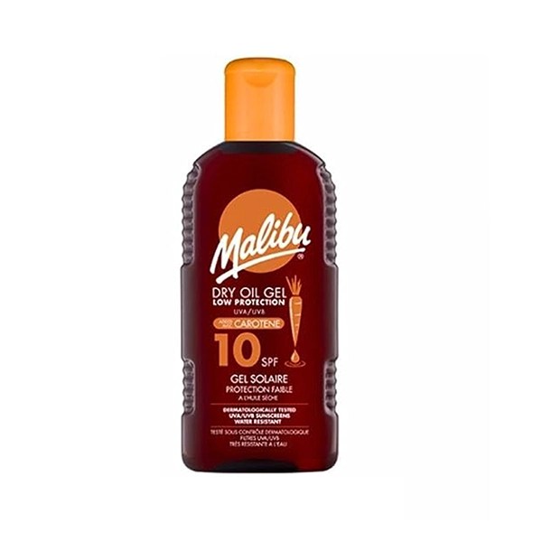 Buy Malibu Dry Oil Gel SPF 8 200ml For Lightweight Sun Protection