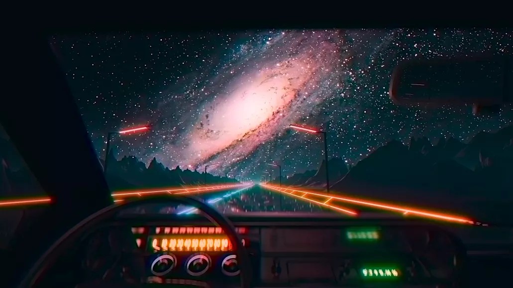 Video wallpaper Night Drive by VISUALDON (loop) (Cars) 3840x2160 UHD1
