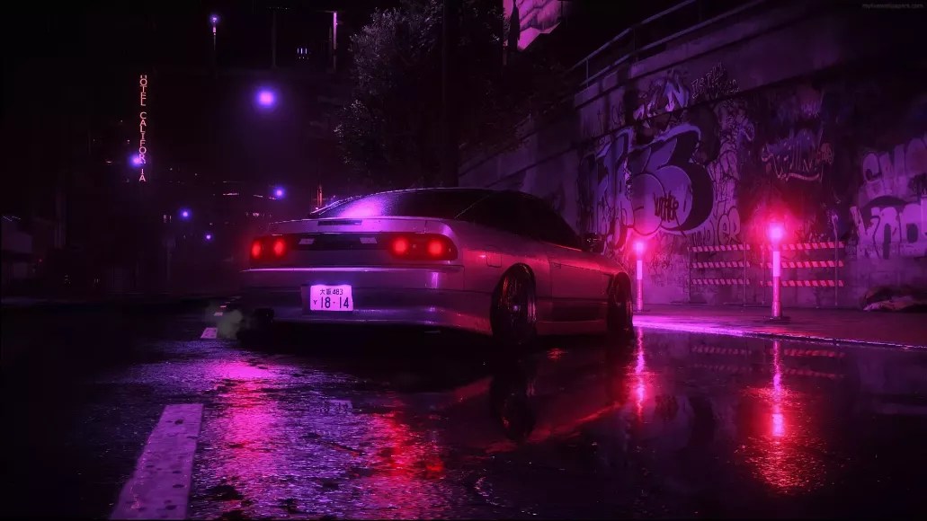Video wallpaper Nissan 180Sx (Cars) 1920x1080 FullHD