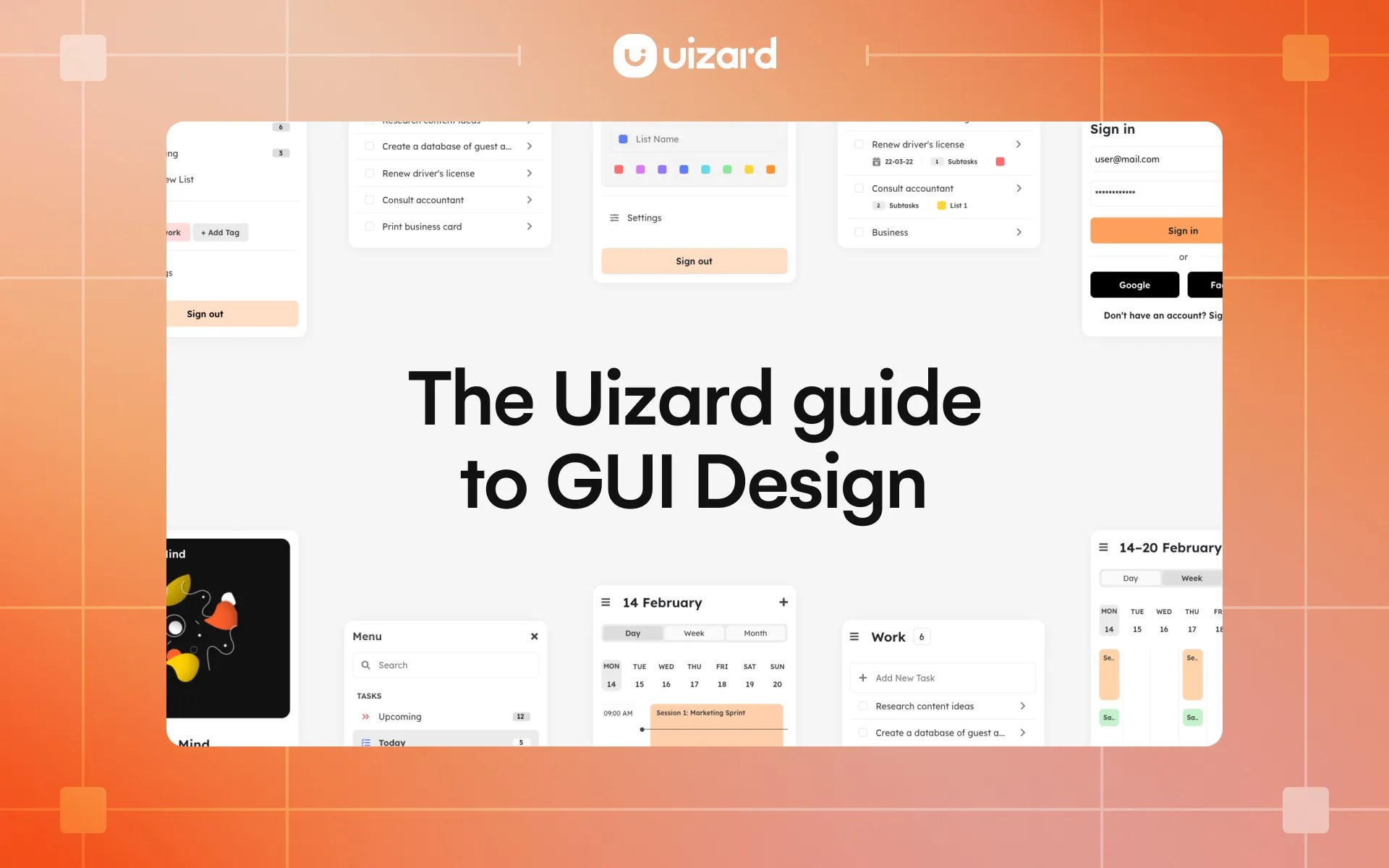 The Uizard Guide To GUI Design GUI Design Uizard