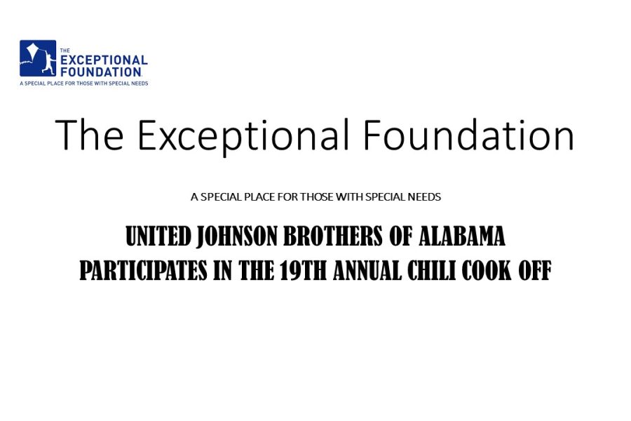 19th ANNUAL EXCEPTIONAL CHILDREN FOUNDATION CHILI COOK OFF United