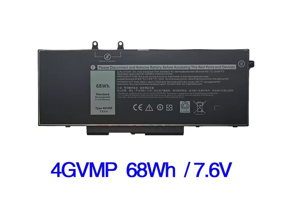 DELL 4GVMP Laptop Batteries for Dell Latitude 5400 5401 5500 5501