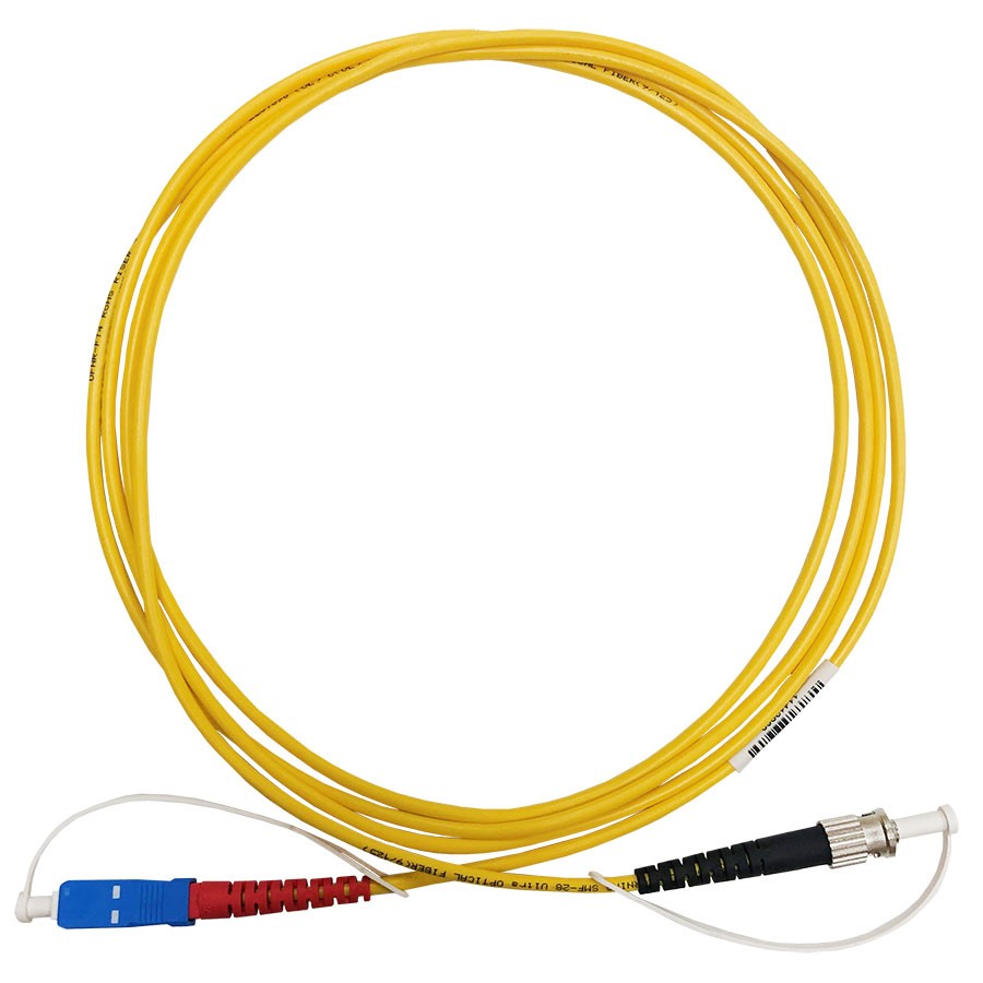 Ultima Fibre Optic Test Reference Cord SC/UPC ST/UPC SM 9/125 Yellow
