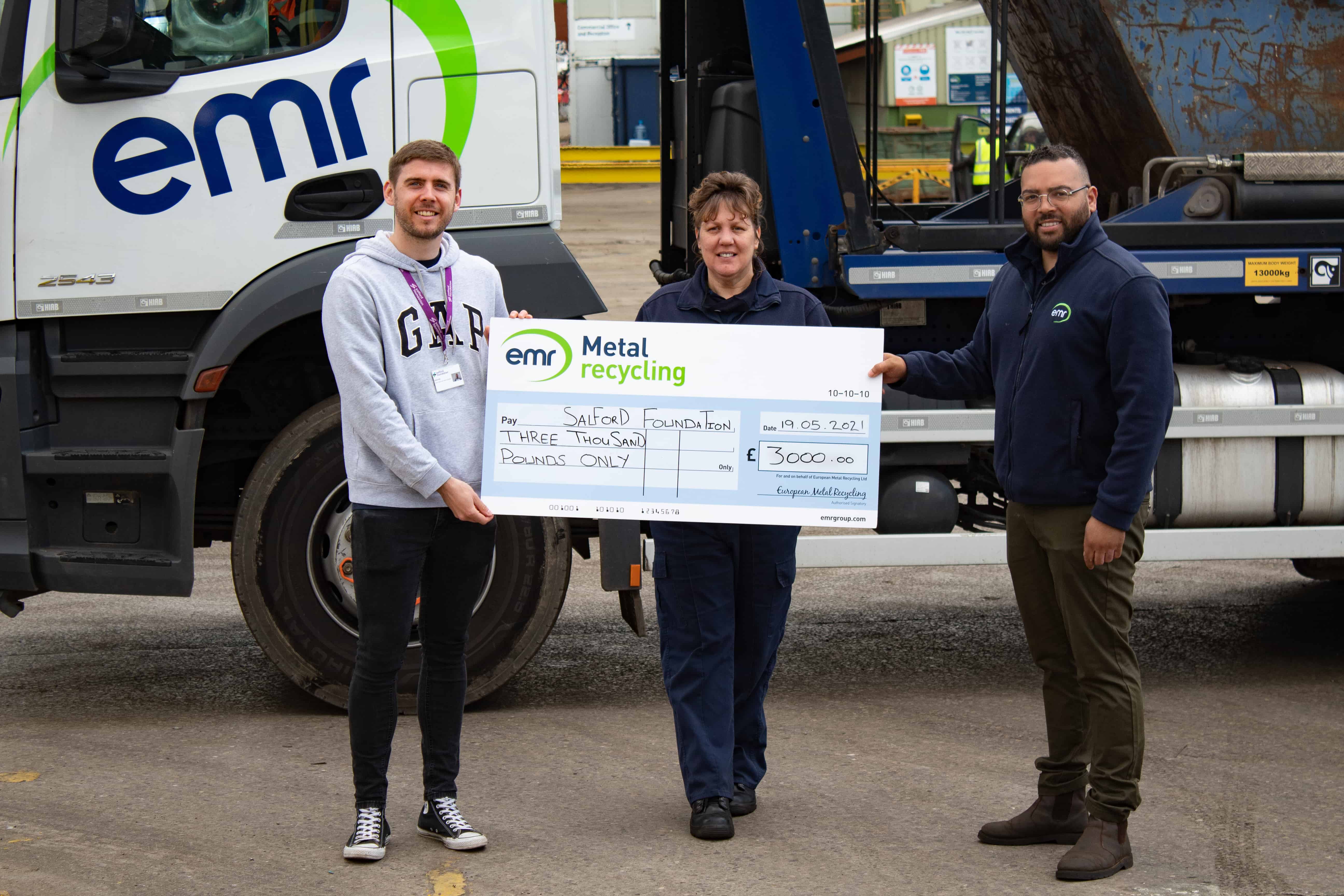 EMR Salford continues to support local youth charity, Salford Foundation