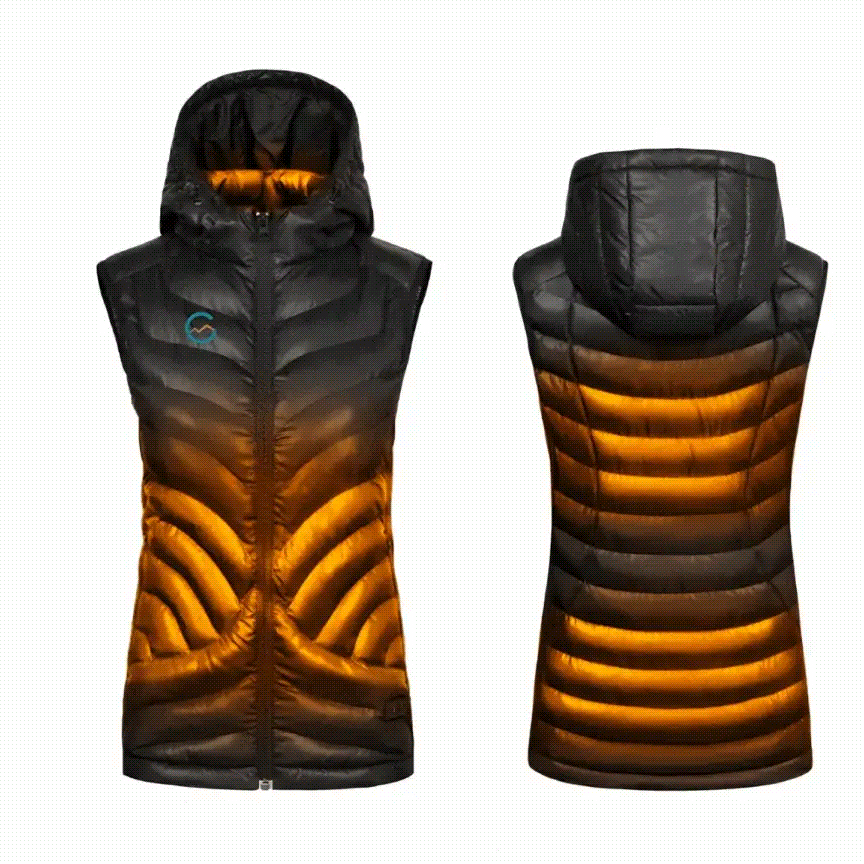 The warmest heated bodywarmer Gløde Gløde