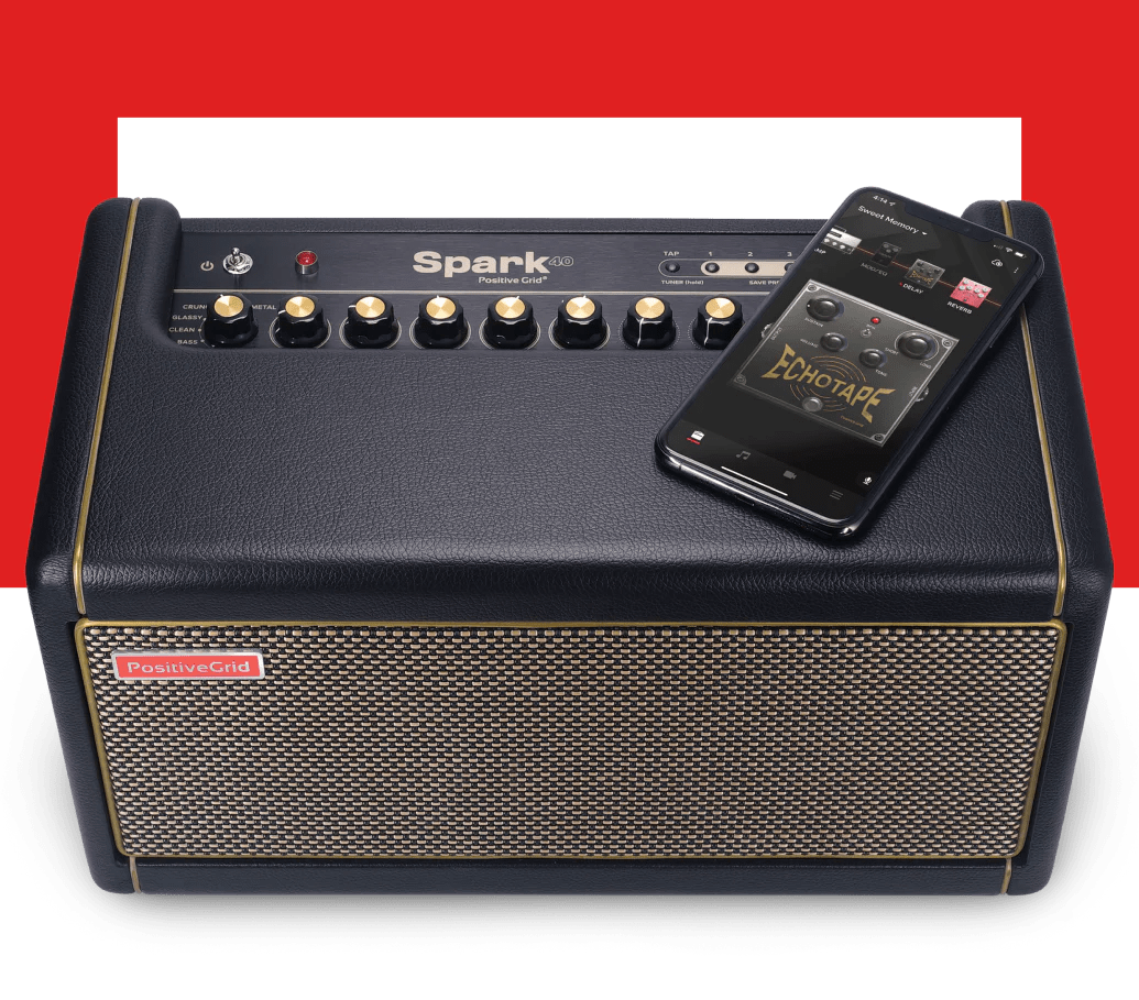 Spark 40W Smart Guitar Amp & App United Kingdom Positive Grid