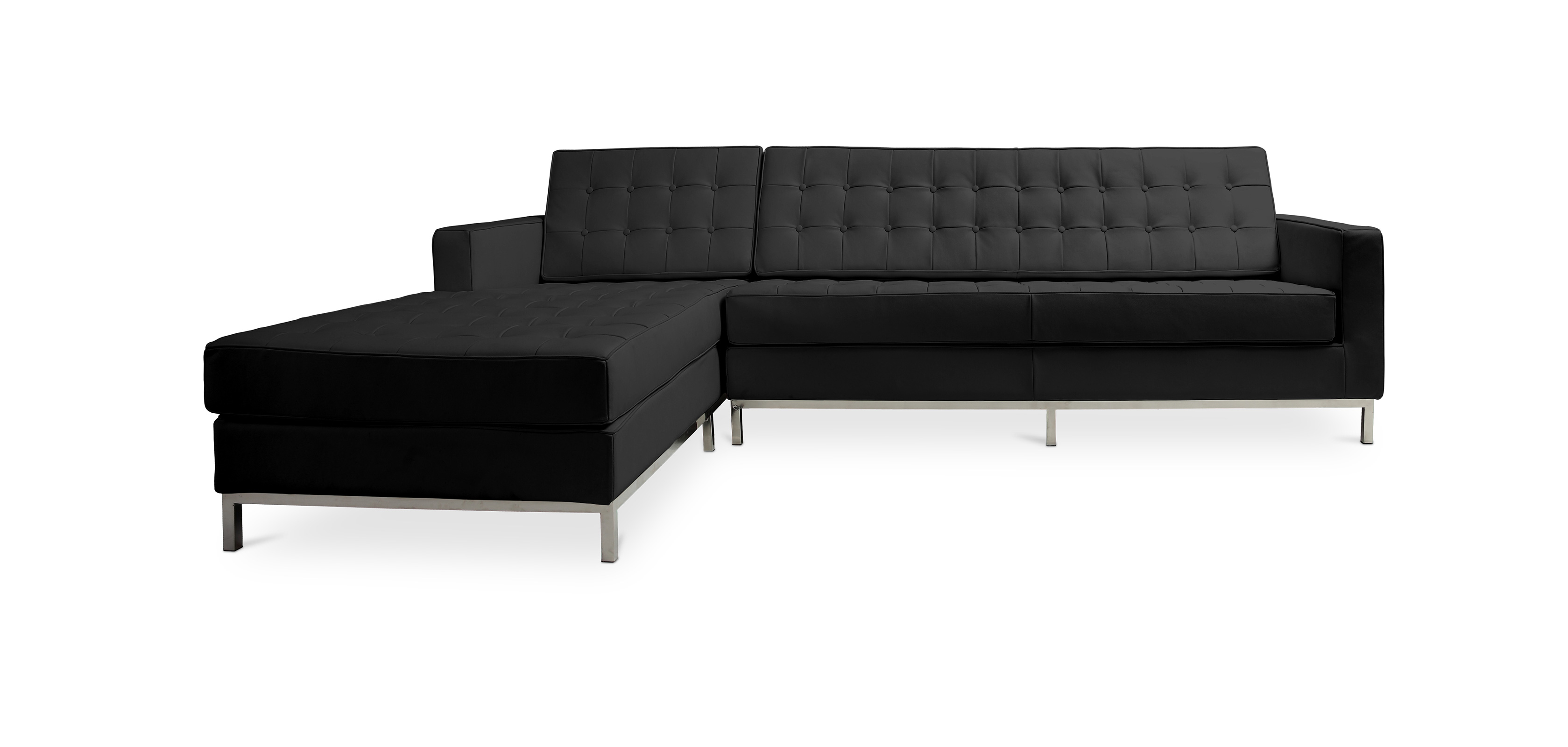 Buy Design Corner Sofa Florence Knoll style Left Angle Premium