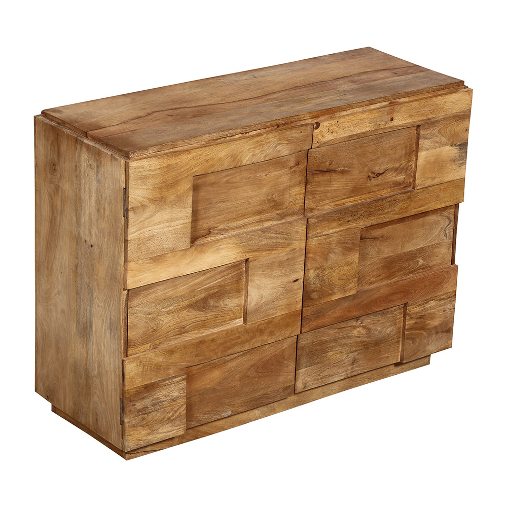 Buy Mango wood sideboard Natural wood 58882 in the UK Privatefloor