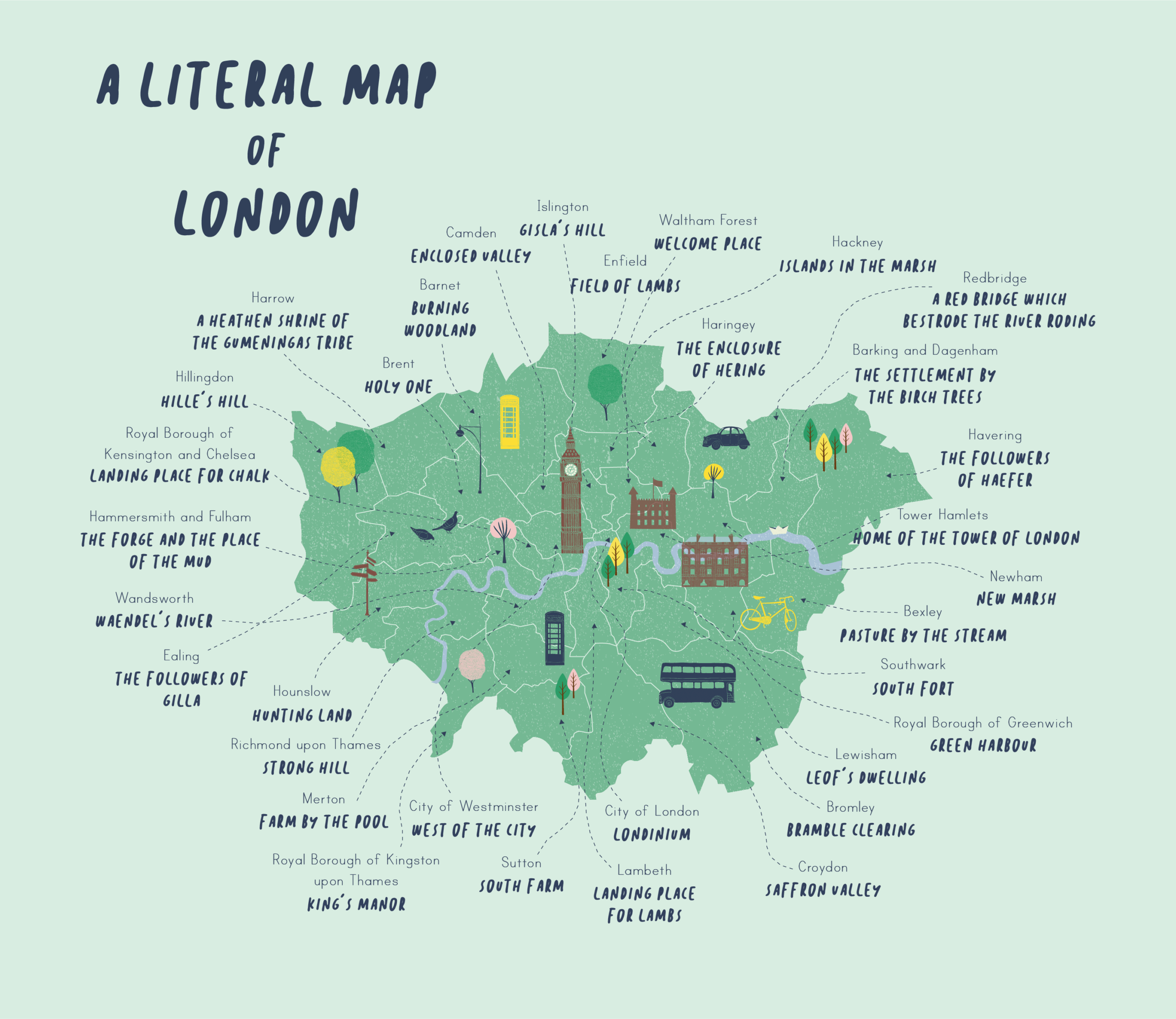 Map Of London Districts Map Of Rose Bowl