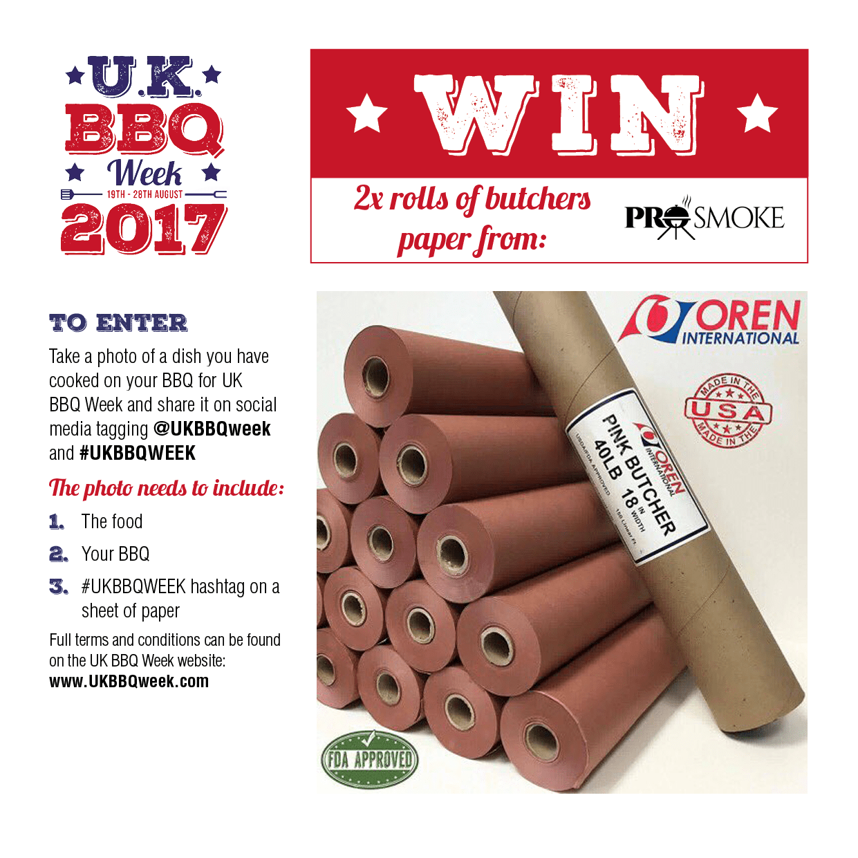 butchers paper UK BBQ Week