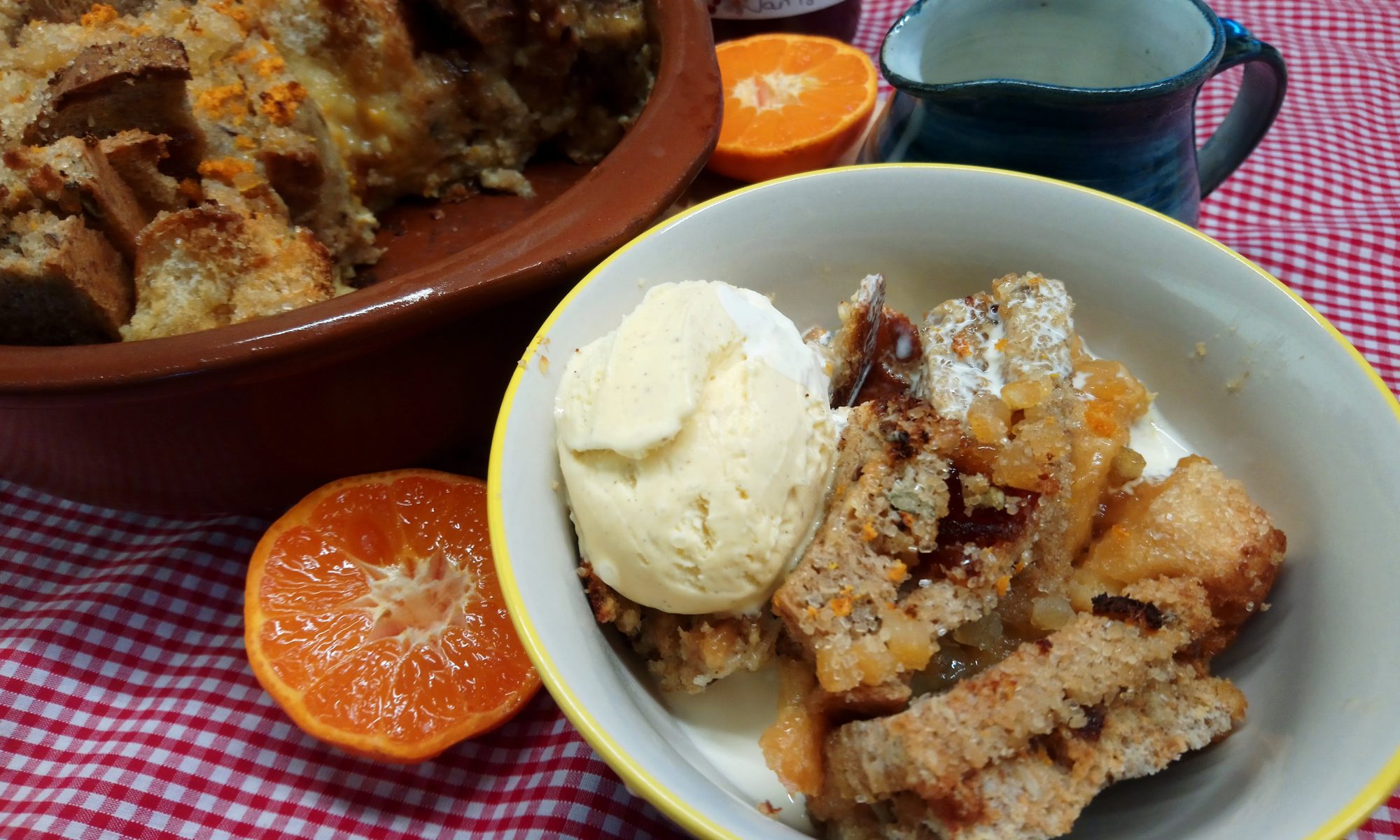 Marmalade Bread and Butter Pudding UK BBQ Week