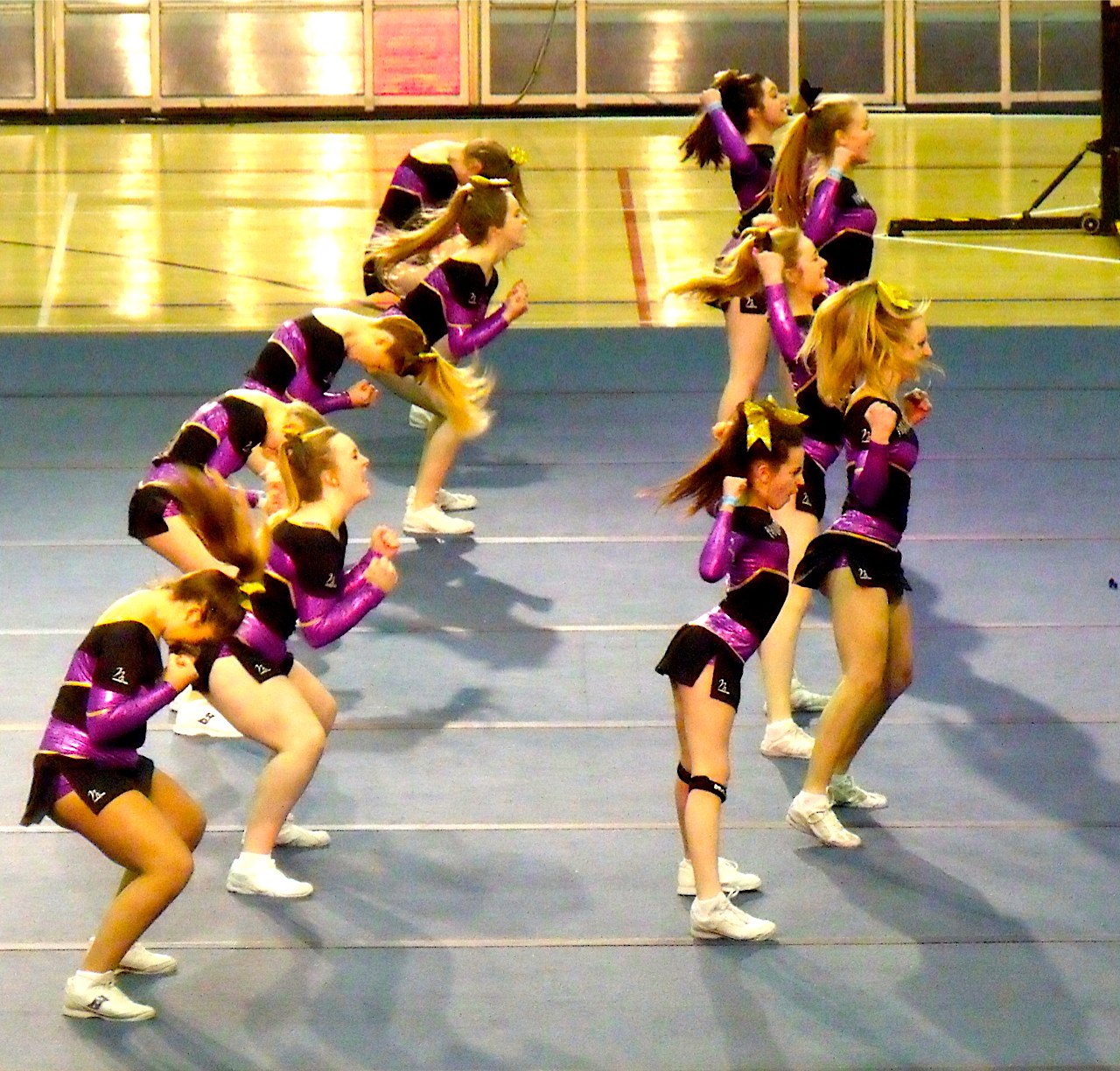 UKCA Nationals at Manchester Velodrome UK Cheerleading Association