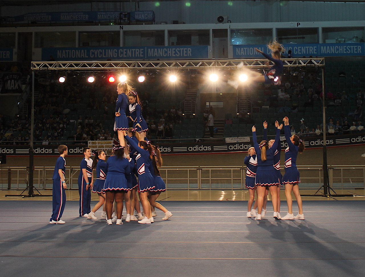 UKCA Nationals at Manchester Velodrome UK Cheerleading Association