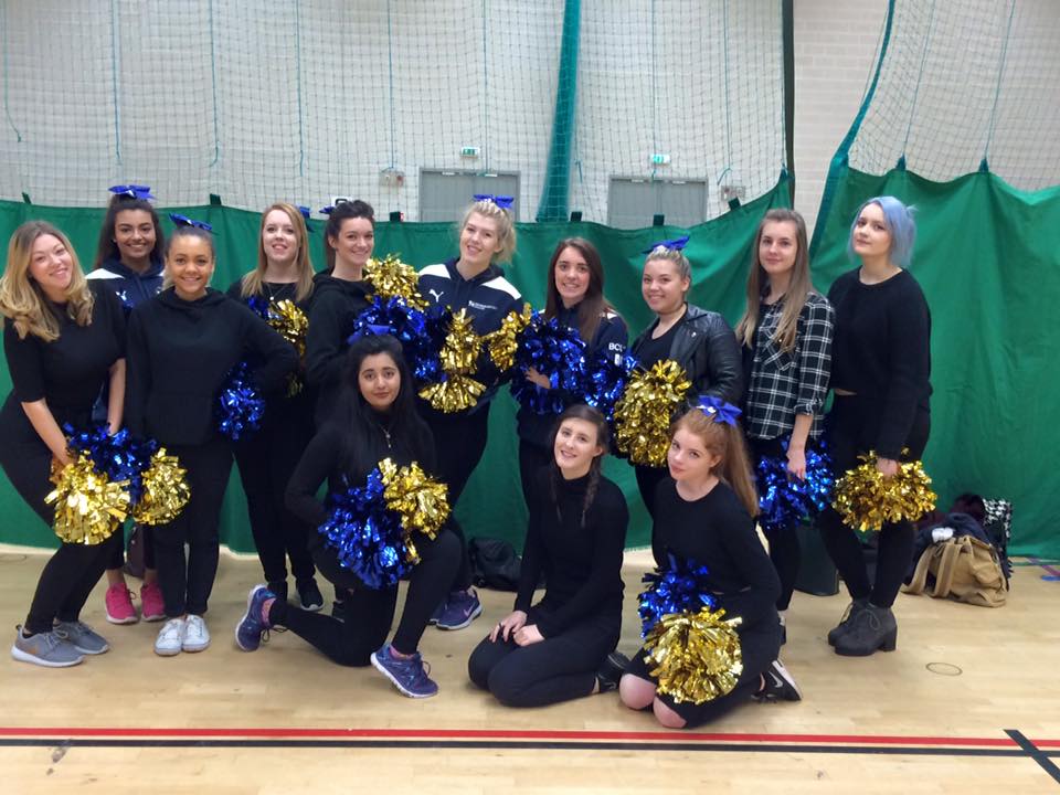 Birmingham City University Tiger Cheerleaders UK Cheerleading Association