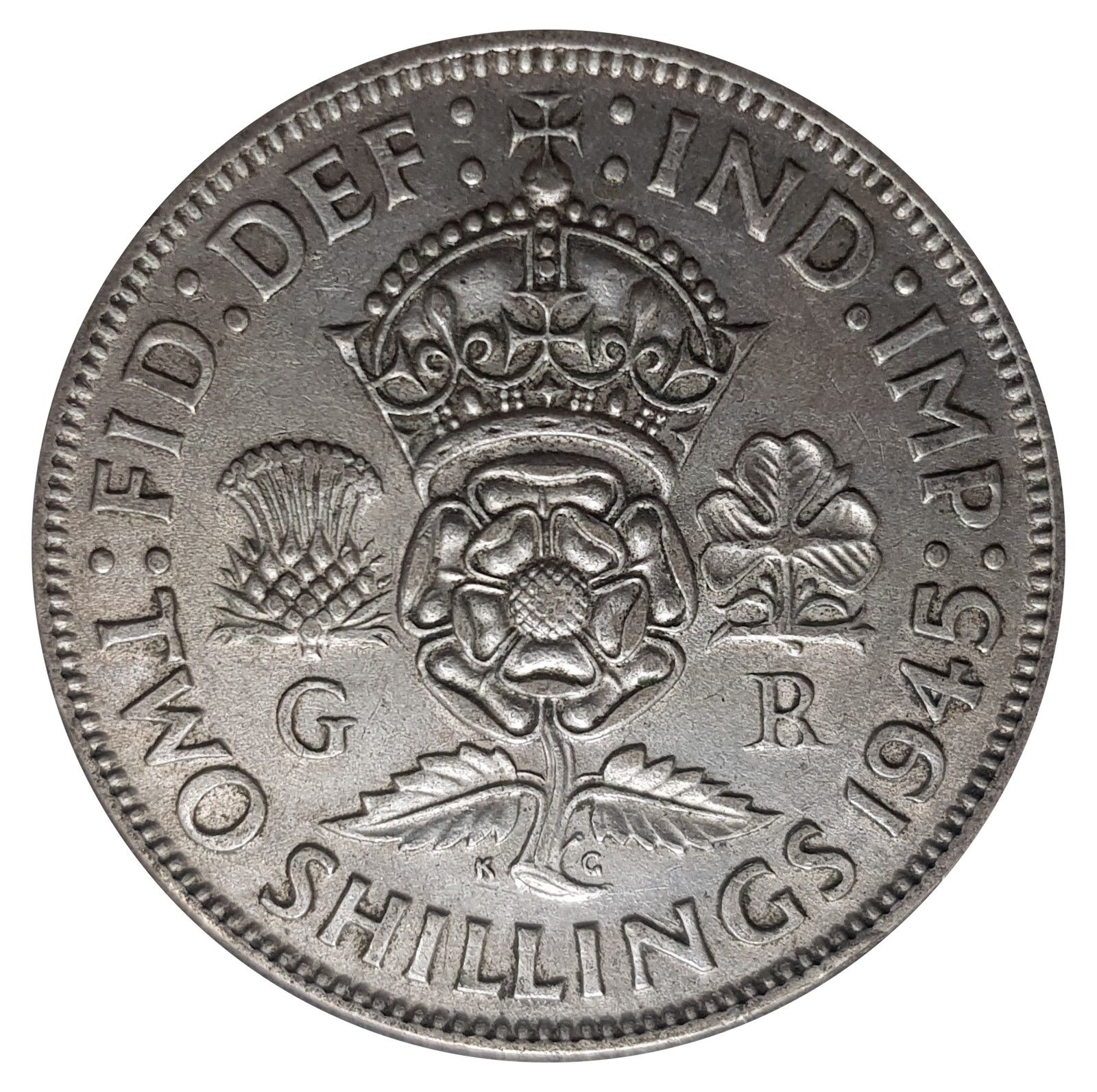 1945 Two Shillings, King VI, Coin For Sale UK Coin Co