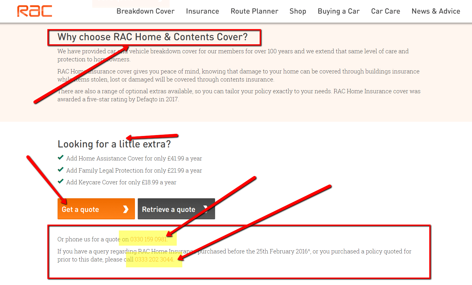 Rac Emergency Breakdown Number