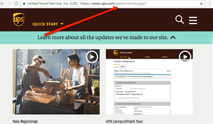 UPS Guide EasyPost
