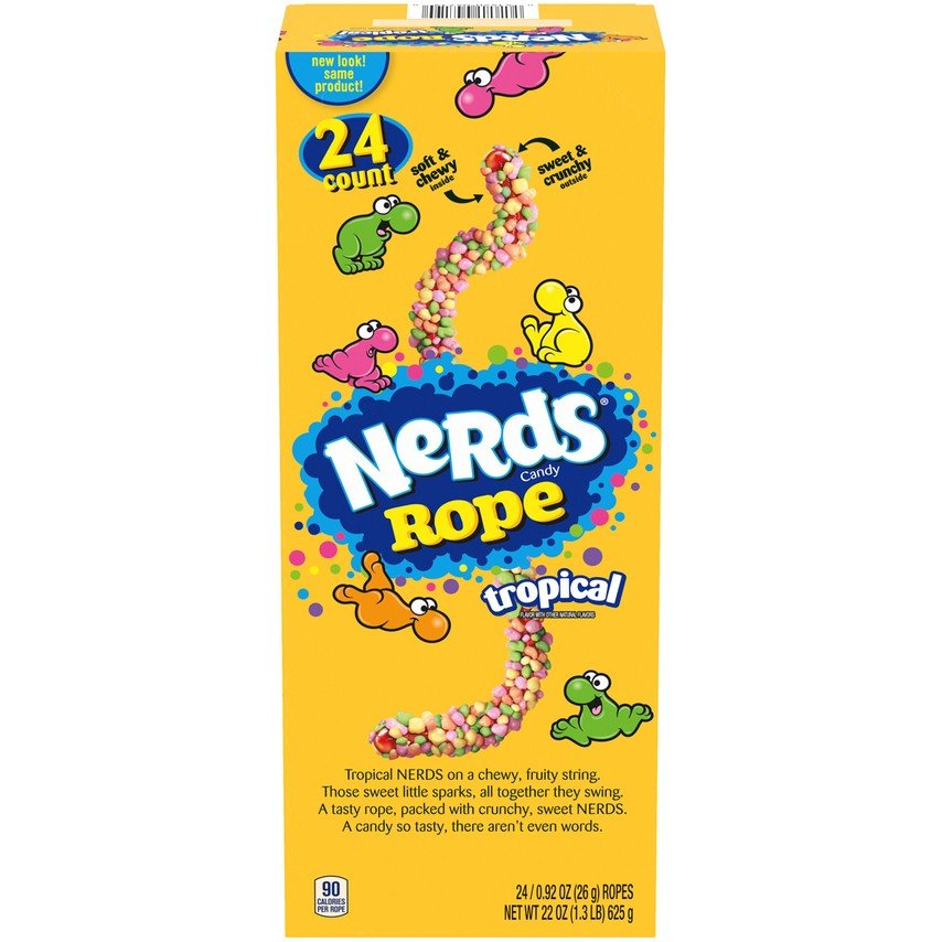 Nerds Tropical Rope 0.92oz (26g) 24CT UK Corner Shop