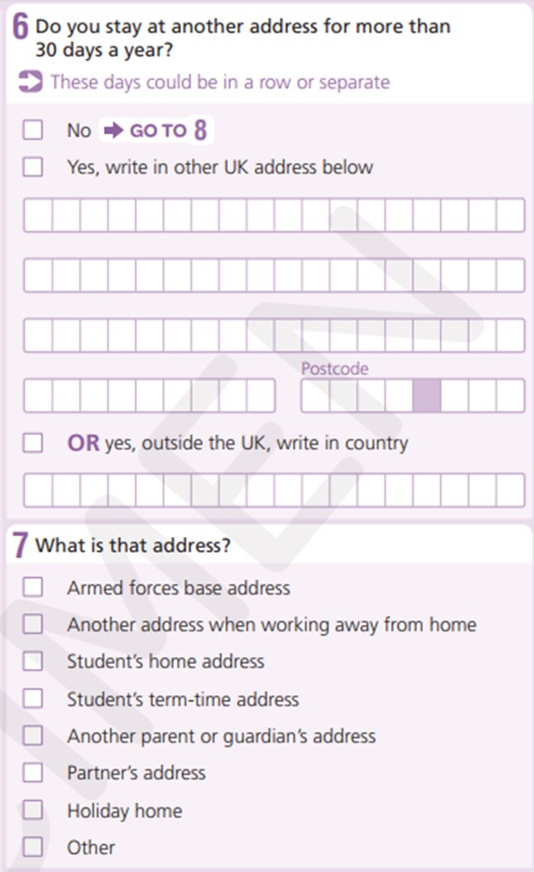 Second address in the 2021/22 Census — UK Data Service