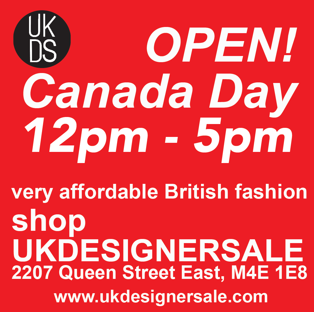 Yes, we’re open on Canada Day! ukdesignersale