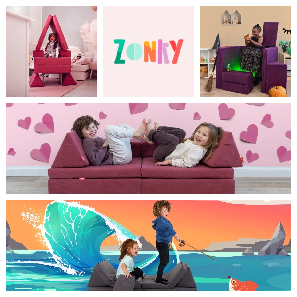 The Zonky from Loft 24 Kid's Play Sofas FREE UK and EU Delivery