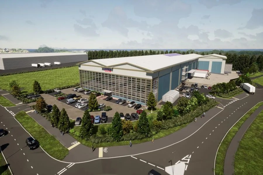 PLANS SUBMITTED FOR NEW WAREHOUSE FOR SEALEY ON SUFFOLK BUSINESS PARK