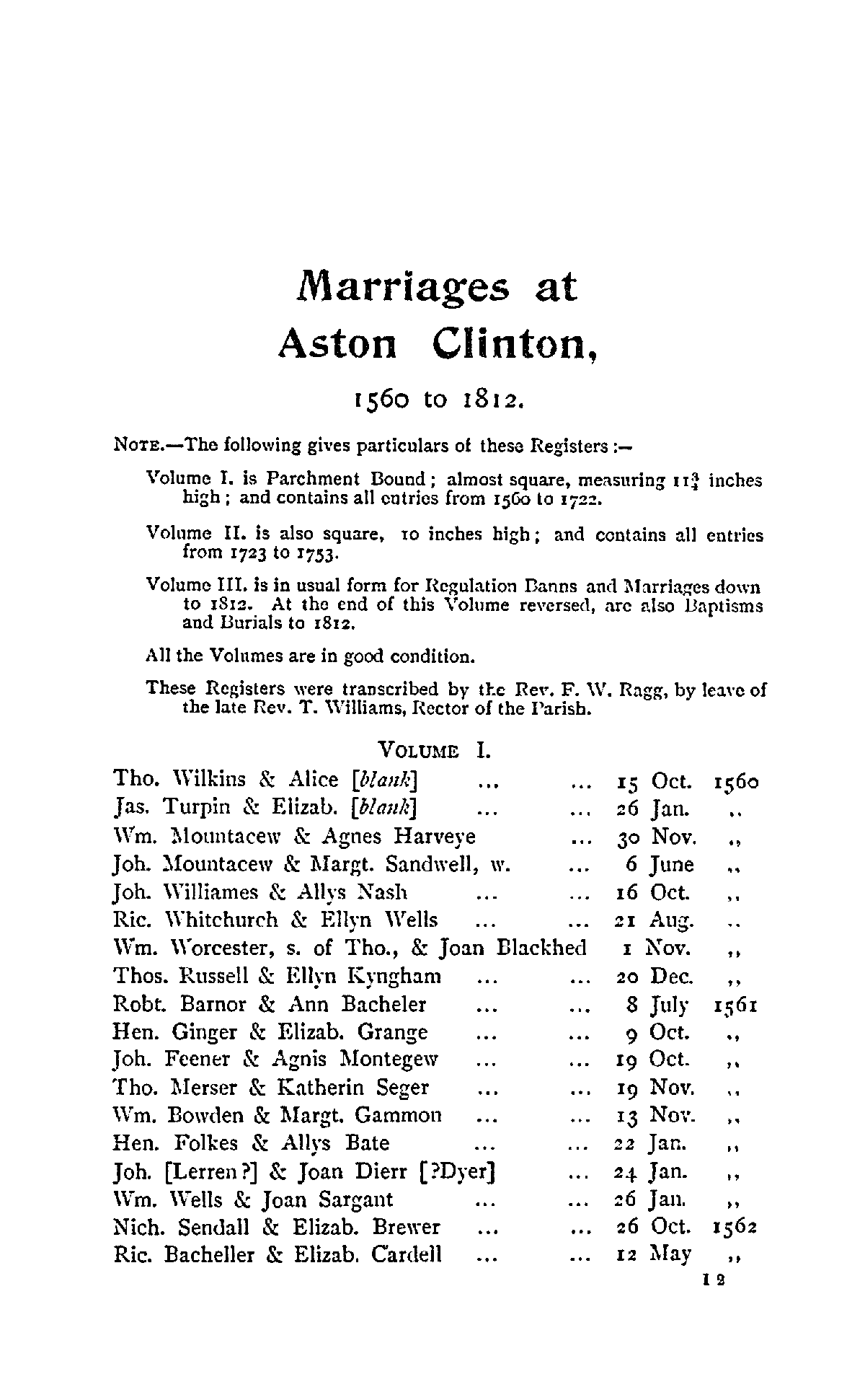 Buckinghamshire Parish Registers Marriages volume 2 viewing page 115