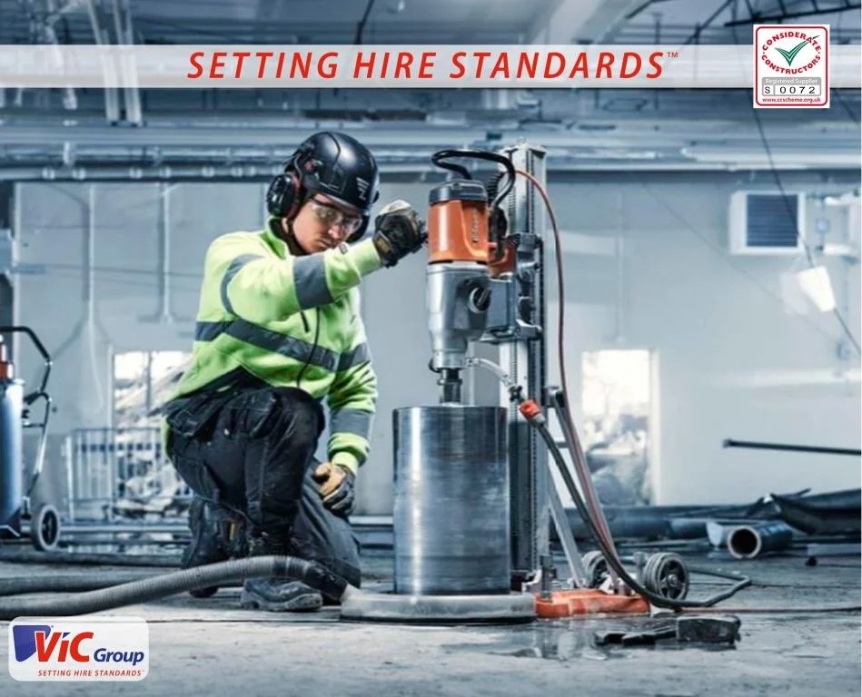 Wet Diamond Drilling Rig Kit >350mm ViC Tool Hire