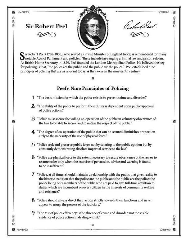 Skewed approach Our drugs policy is undermining Peel’s principles of