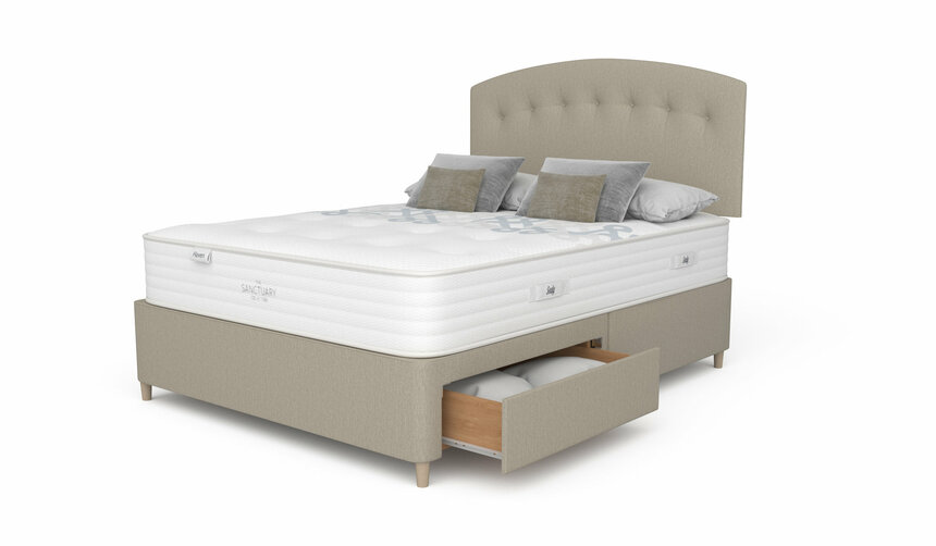 Sealy Sanctuary Haven Divan Bed Set On Legs UK Mattress Guides