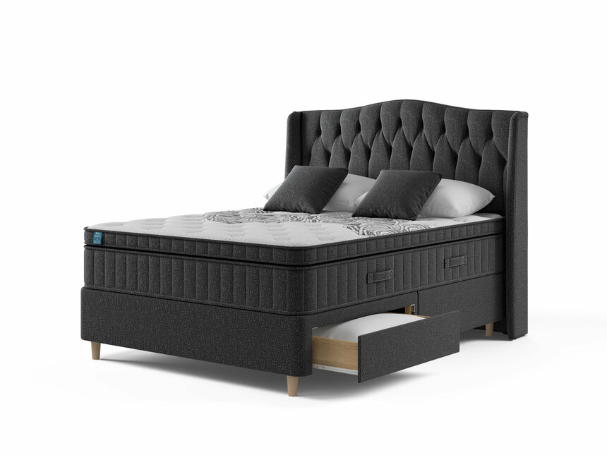 IGel Advance 2500 Plush Top Divan Bed Set On Legs UK Mattress Guides