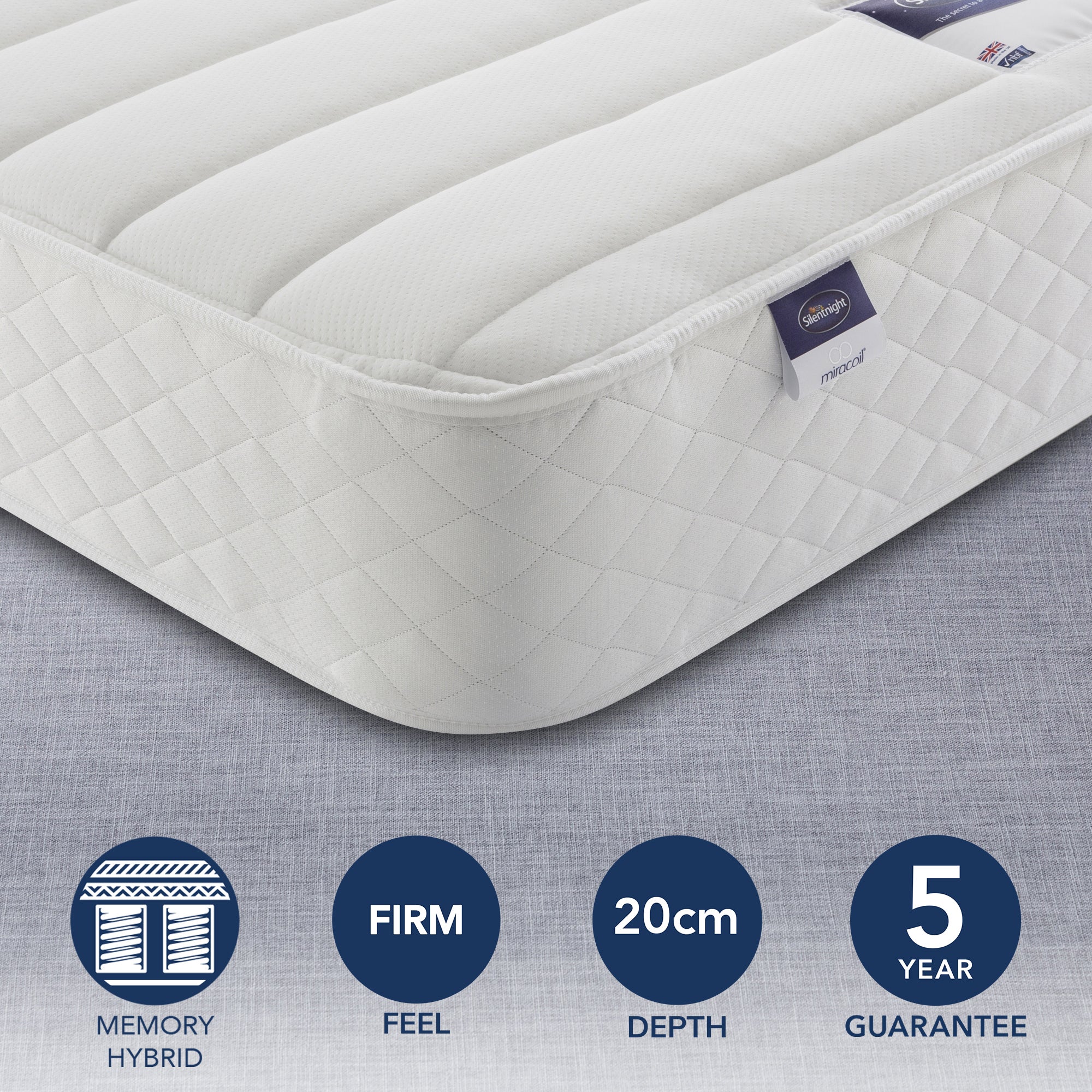 Silentnight Firm Miracoil Memory Mattress UK Mattress Guides