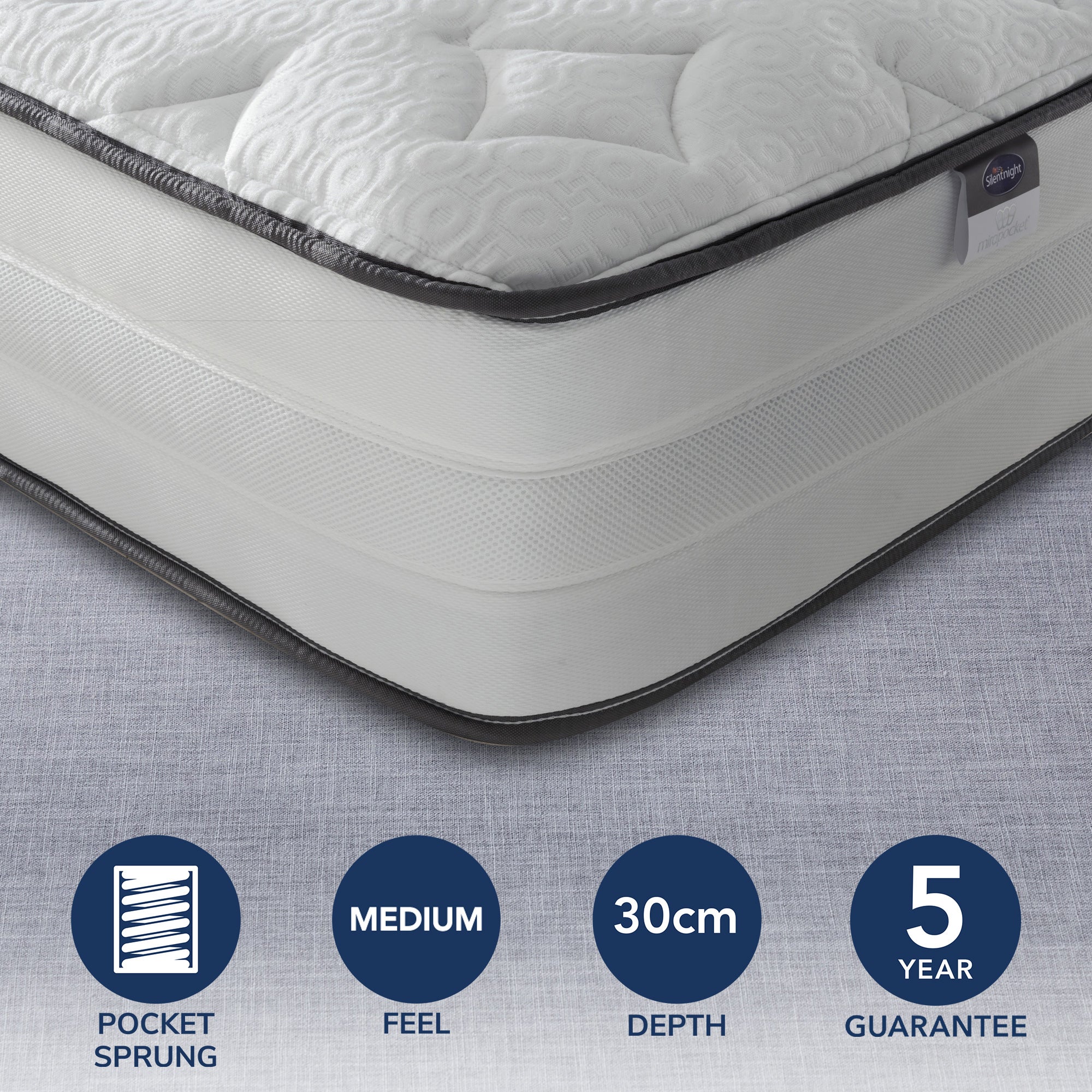 Silentnight Medium 2000 Pocket Luxury Mattress UK Mattress Guides