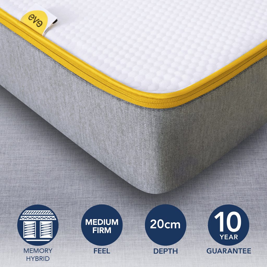 Eve Medium Firm Hybrid Mattress UK Mattress Guides