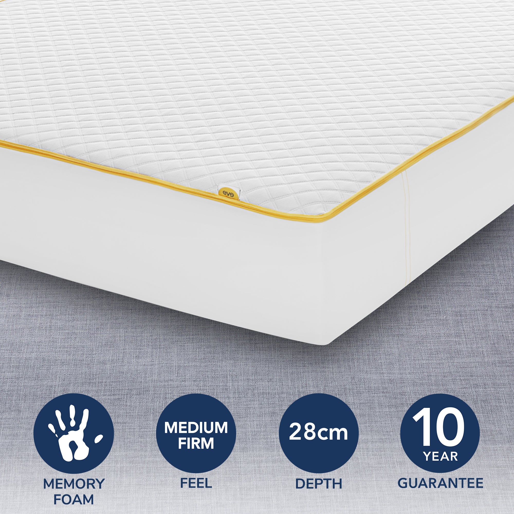 Eve Premium Medium Firm Memory Foam Mattress UK Mattress Guides