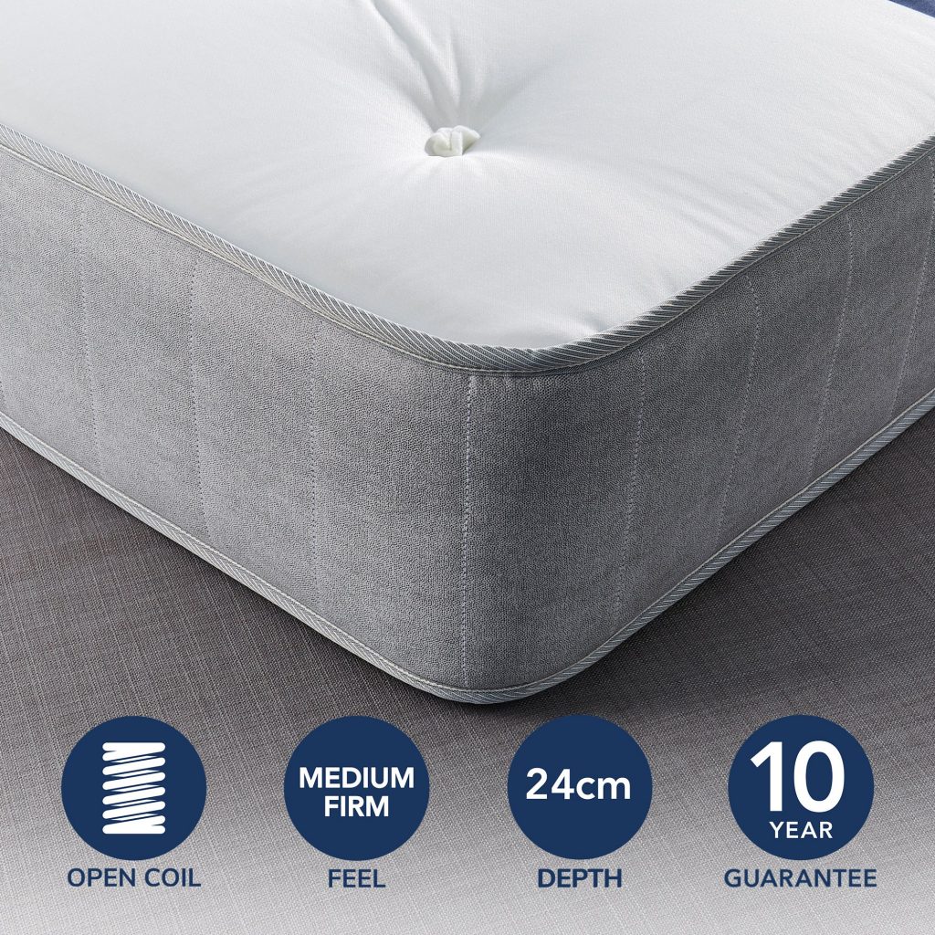 Fogarty Just Right Extra Comfort Orthopaedic Open Coil Mattress UK