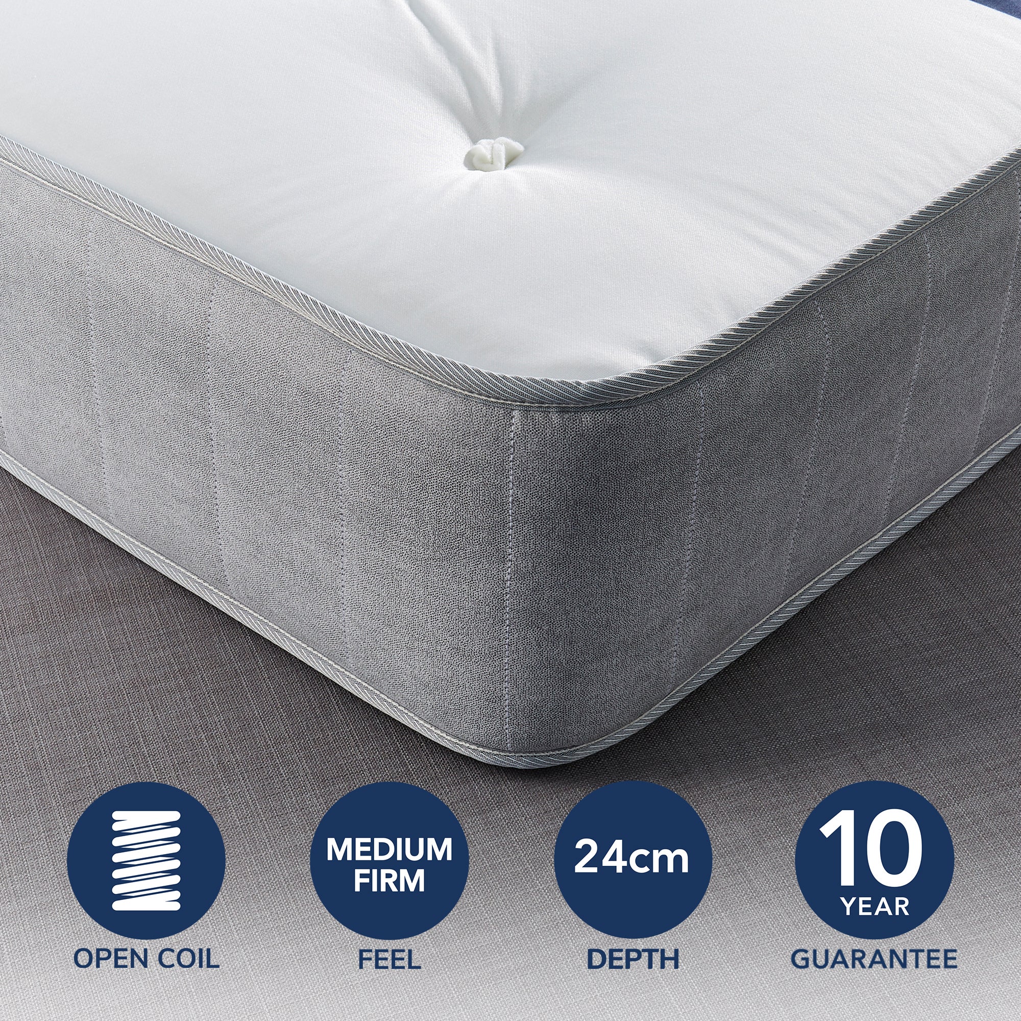 Fogarty Just Right Extra Comfort Orthopaedic Open Coil Mattress UK