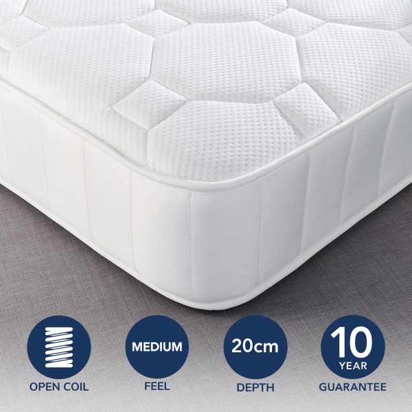 Fogarty Just Right Gel Top Orthopaedic Open Coil Mattress UK Mattress Guides