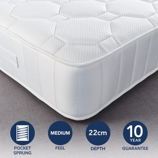Fogarty Dreamy Comfort Gel Top 1500 Pocket Sprung Mattress UK