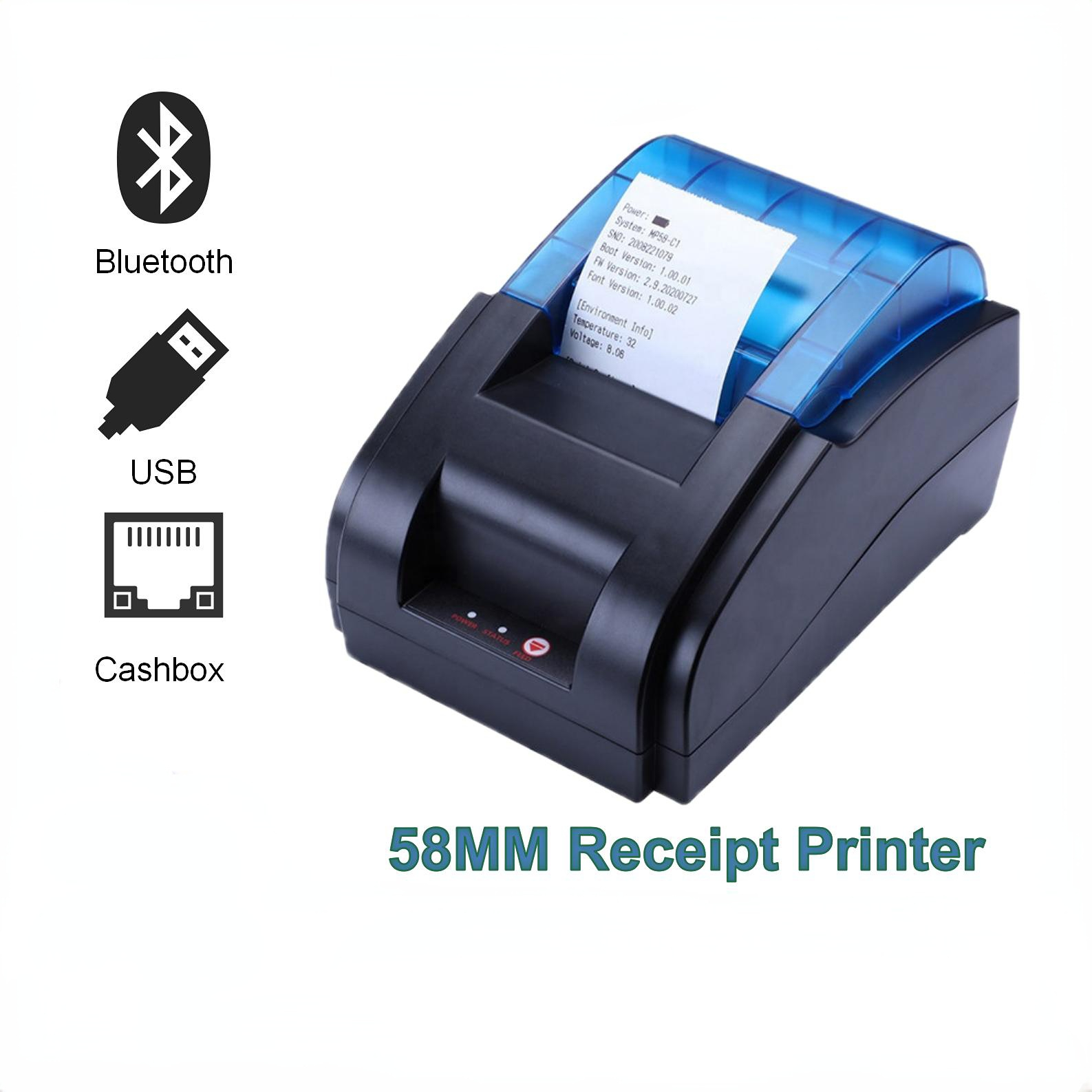 58MM Desktop POS Printer USB Thermal Receipt Printer with High Speed