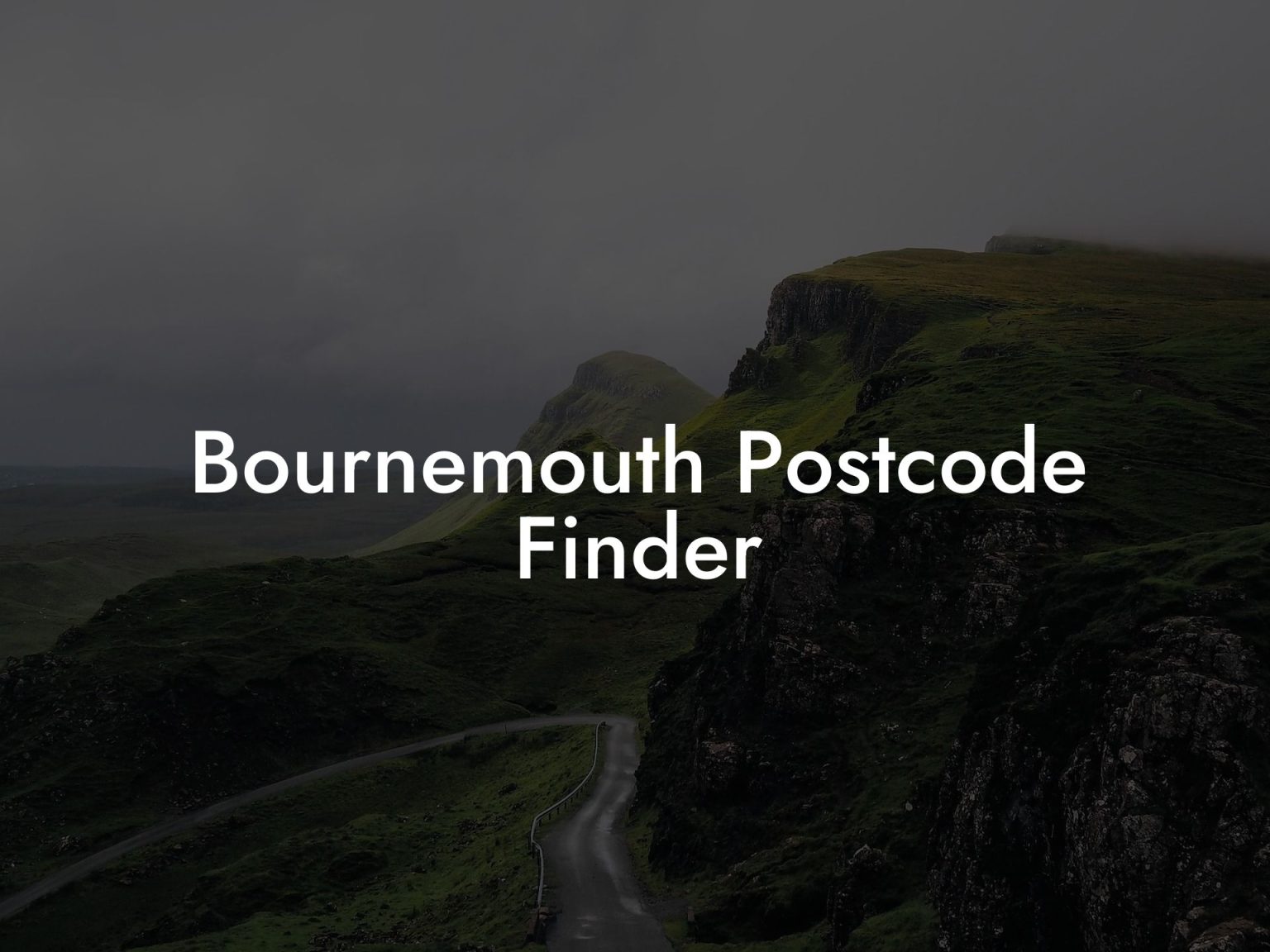 Bournemouth Postcode Finder UK Postcode Database CSV & MySQL Postcodes