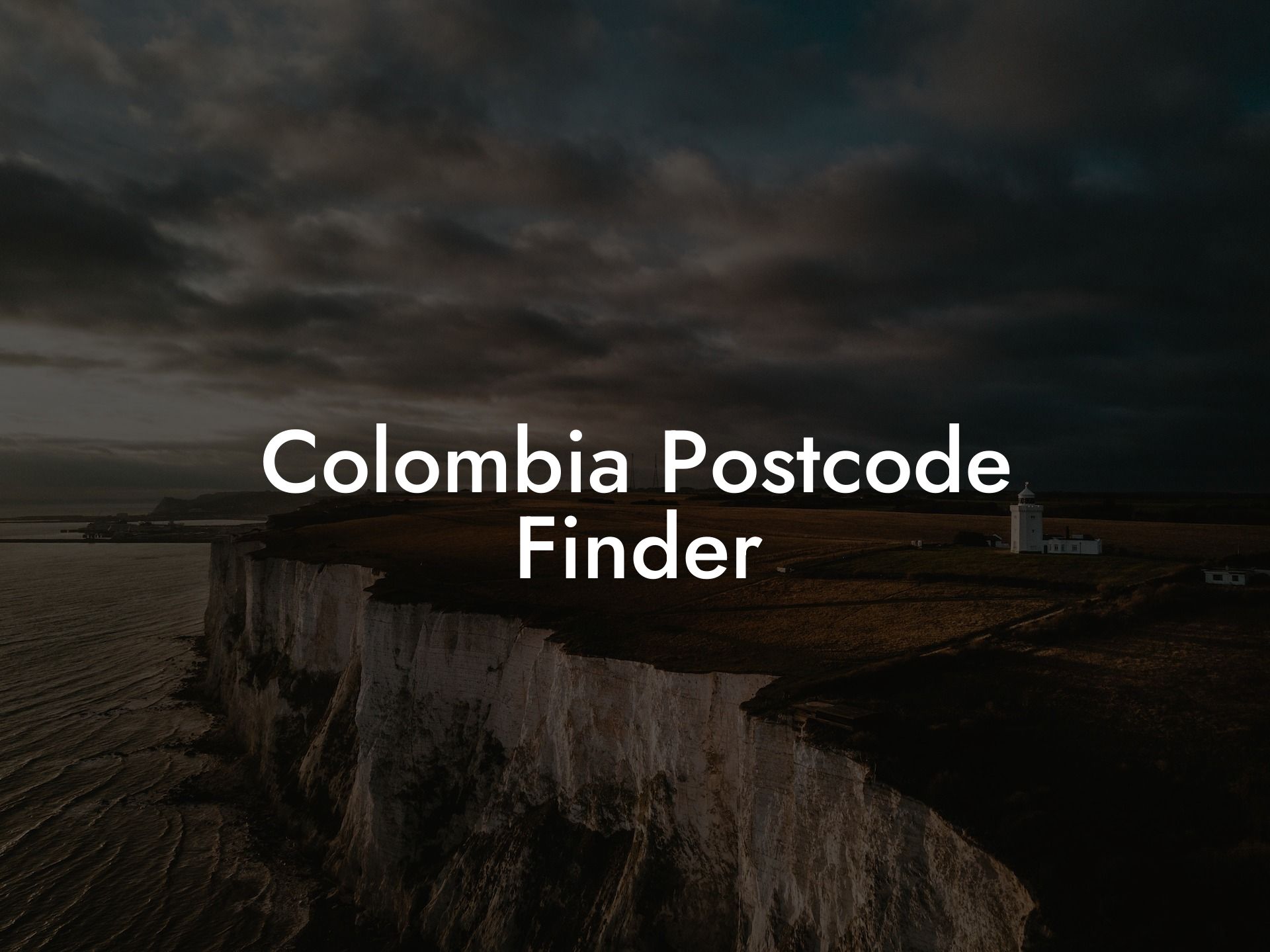 Colombia Postcode Finder UK Postcode Database CSV & MySQL Postcodes