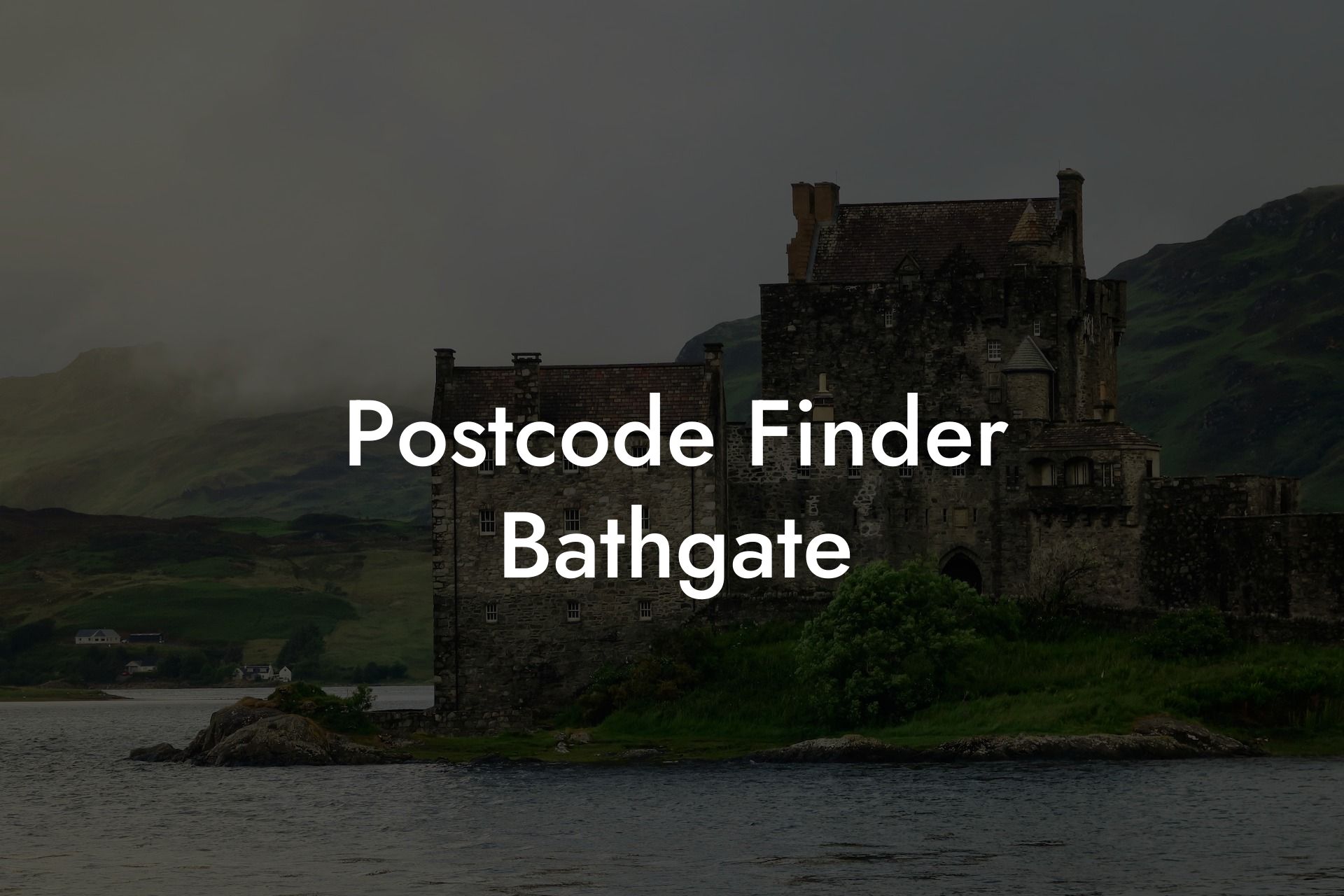 Postcode Finder Bathgate UK Postcode Database CSV & MySQL Postcodes