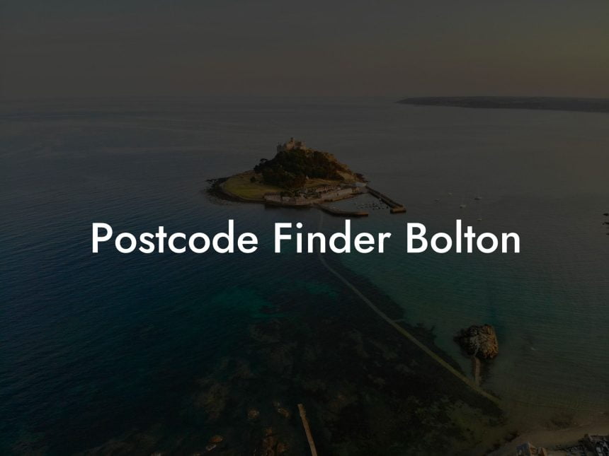 Postcode Finder Bolton UK Postcode Database CSV & MySQL Postcodes