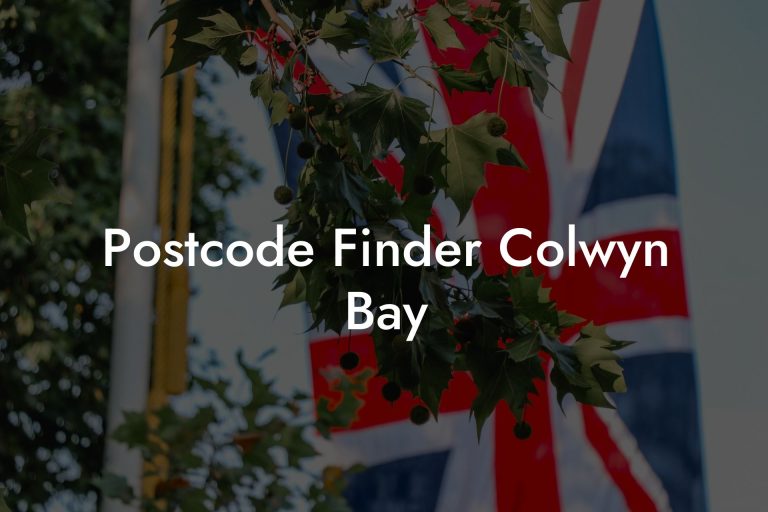 Postcode Finder Colwyn Bay UK Postcode Database CSV & MySQL Postcodes