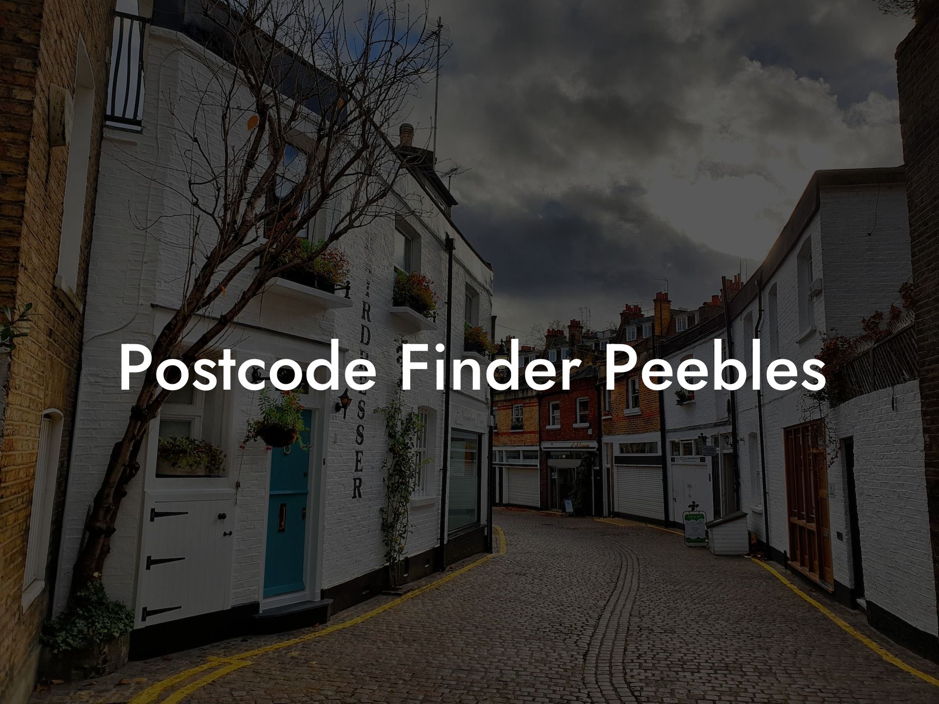 Postcode Finder Peebles UK Postcode Database CSV & MySQL Postcodes
