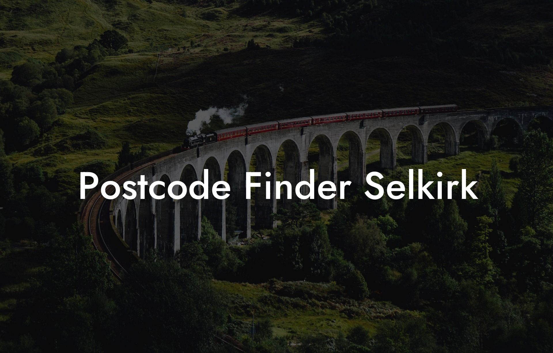 Postcode Finder Selkirk UK Postcode Database CSV & MySQL Postcodes
