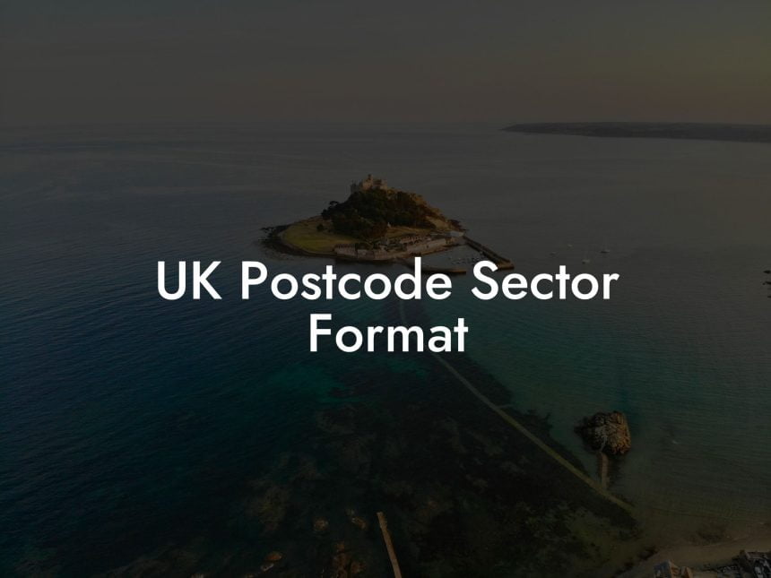 United Kingdom Postal Code Navigating the System UK Postcode