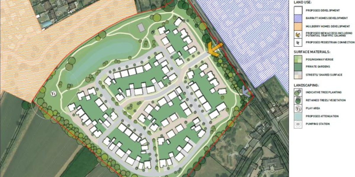 New resi scheme planned for Lower Stondon in Bedfordshire UK Property